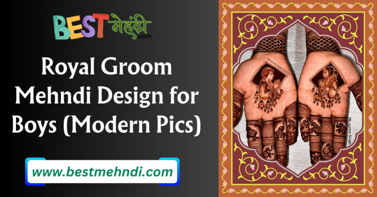 Royal Groom Mehndi Design