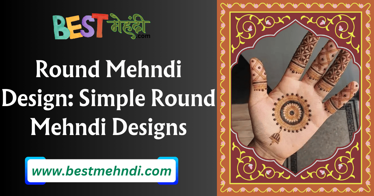 Round Mehndi Design