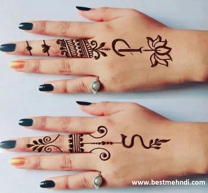 mehndi design simple and easy back hand