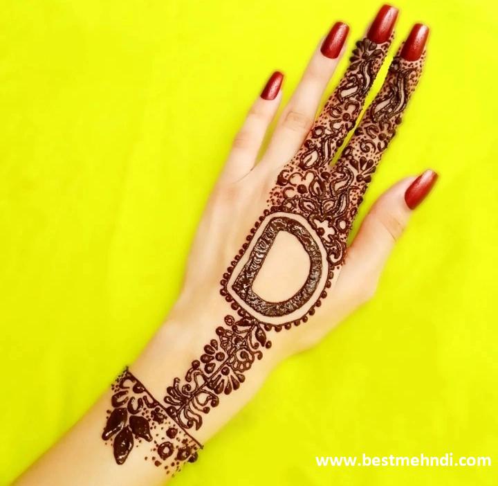 mehndi design simple and beautiful back hand