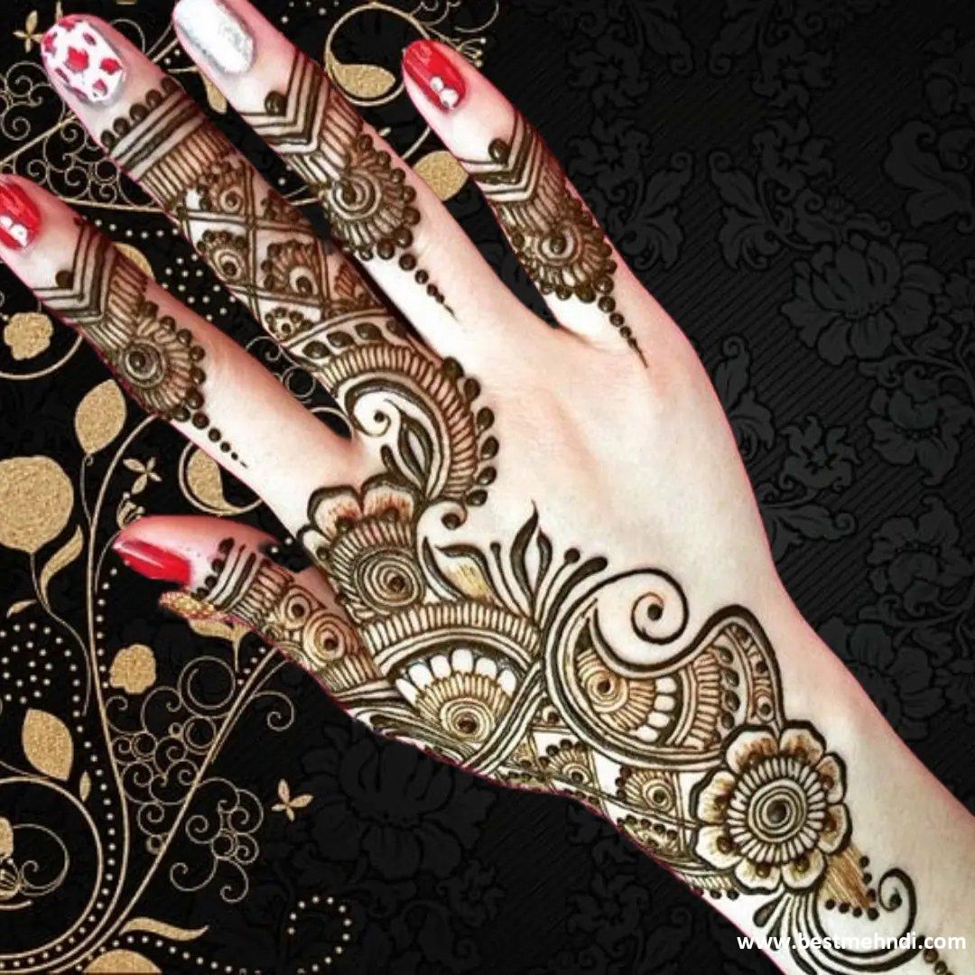 Flower Mehndi Design