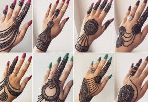 Bel-and-chain-Easy-Arabic-Mehendi-Design