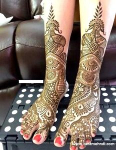 Bridal-mehndi-designs-for-legs-2