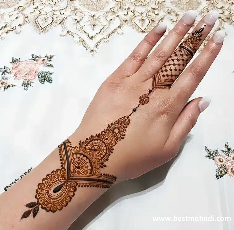 13 back hand mehndi design