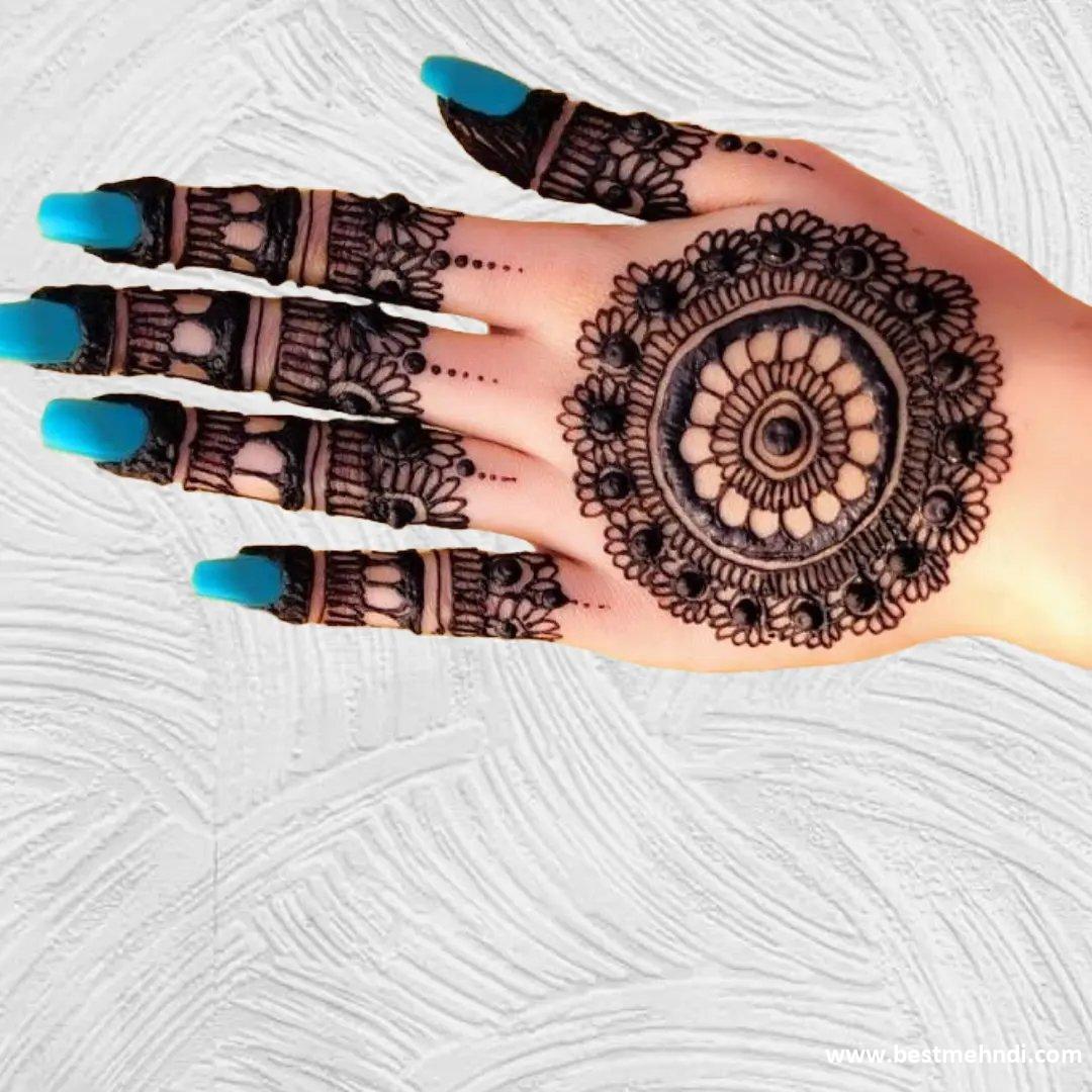 Small Flower Mehndi Designs