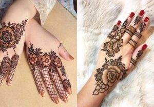 Floral-with-Spaces-Easy-Arabic-Mehendi-Design