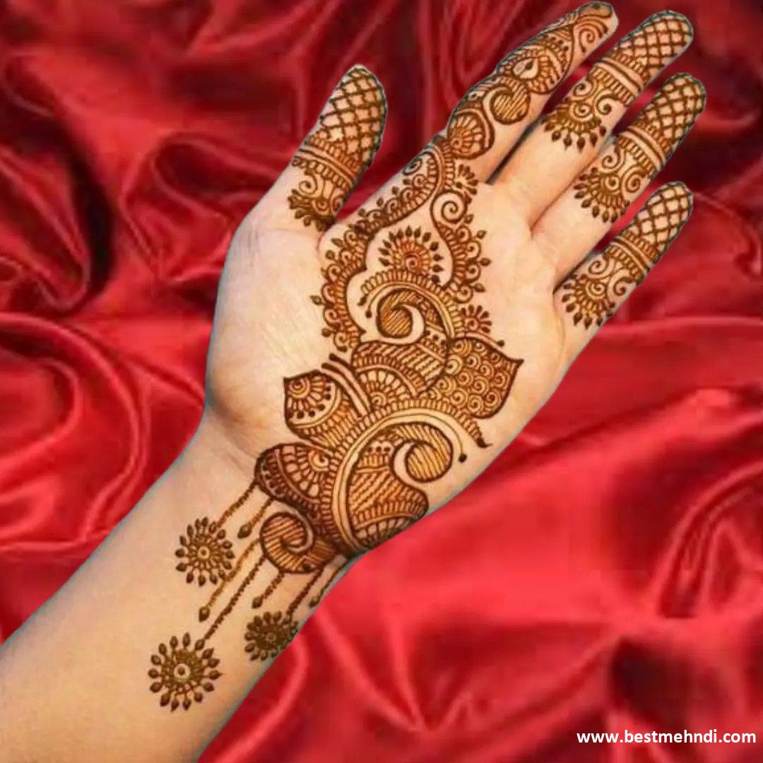 Arabic Flower Mehndi Design