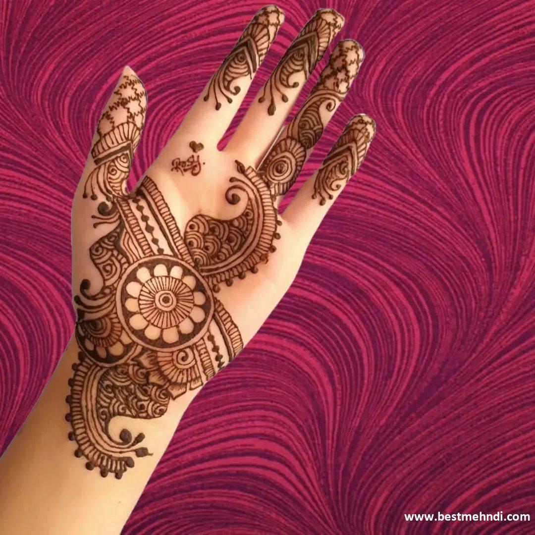 Beautiful Mehndi Designs Front Hand