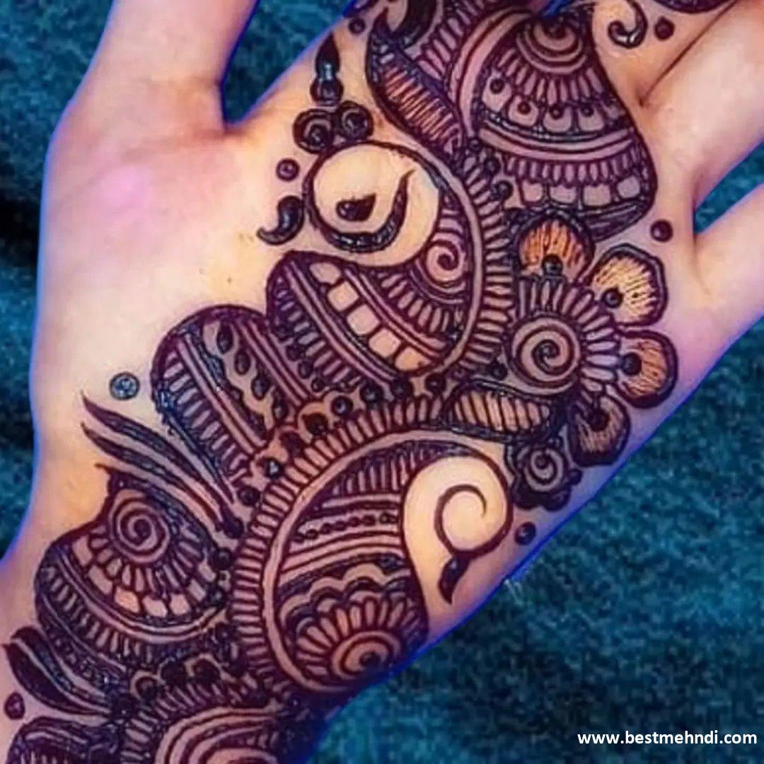 Easy Mehndi Designs Flowers