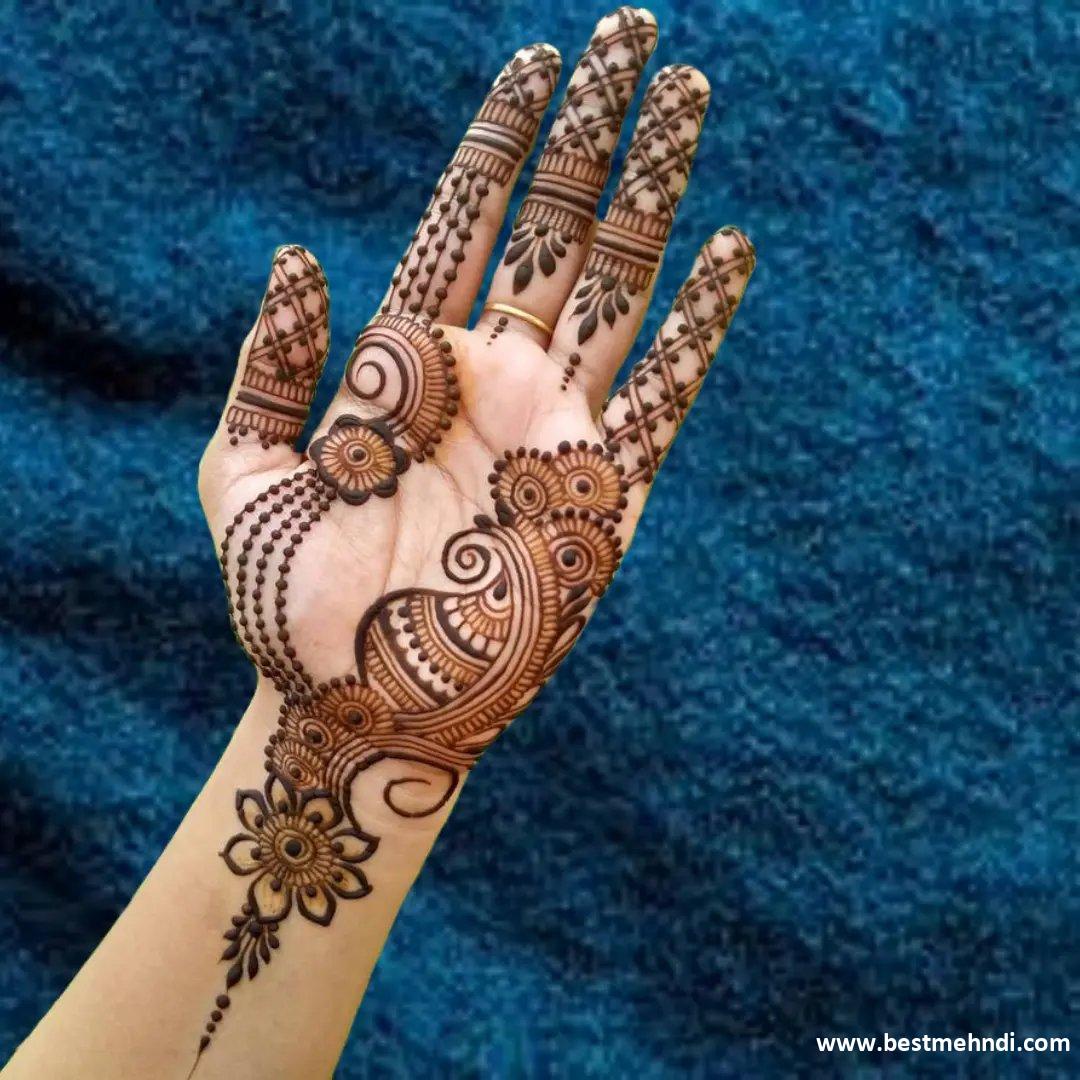 Pakistani Mehndi Designs Front Hand