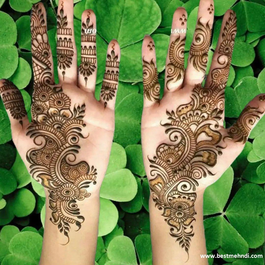 Mehndi Designs Latest Front Hand