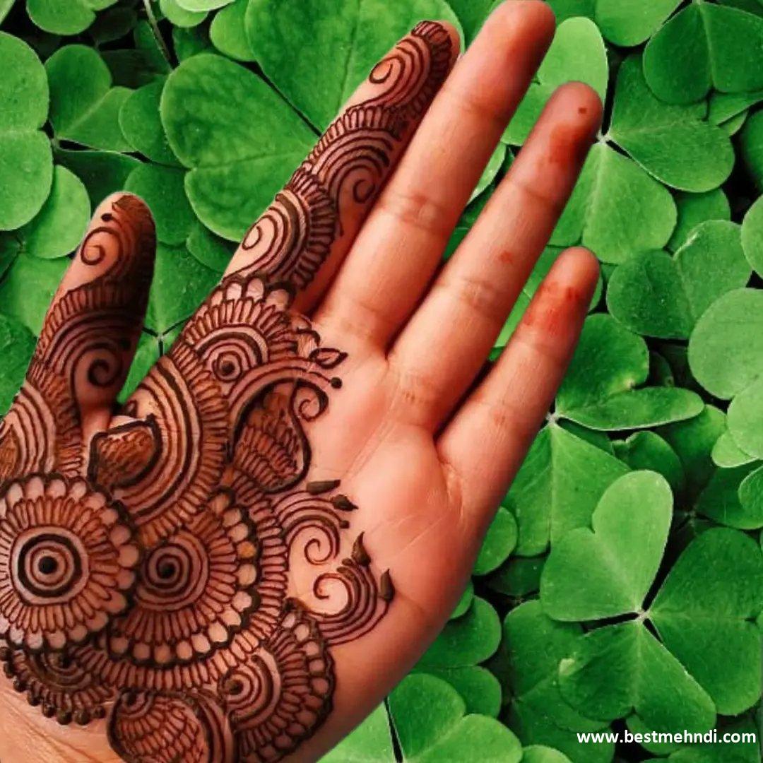 Mehndi Design Flower Easy