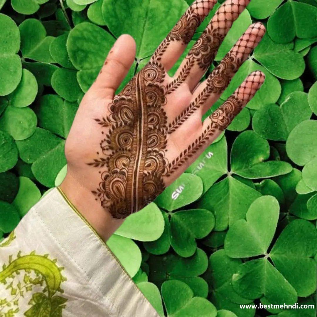 Mehndi Design Of Flower