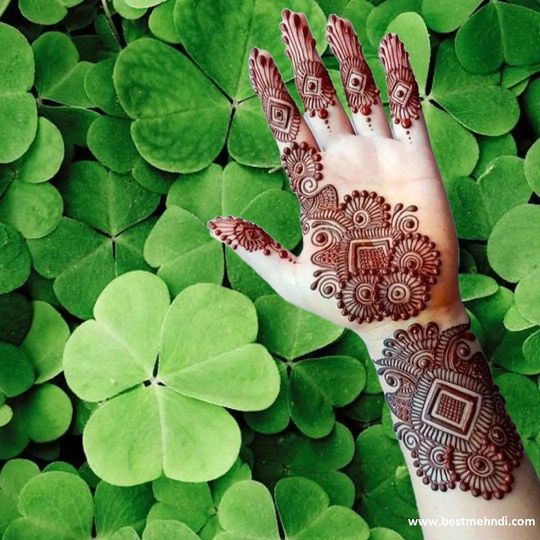 Mehndi Easy Design Front Hand