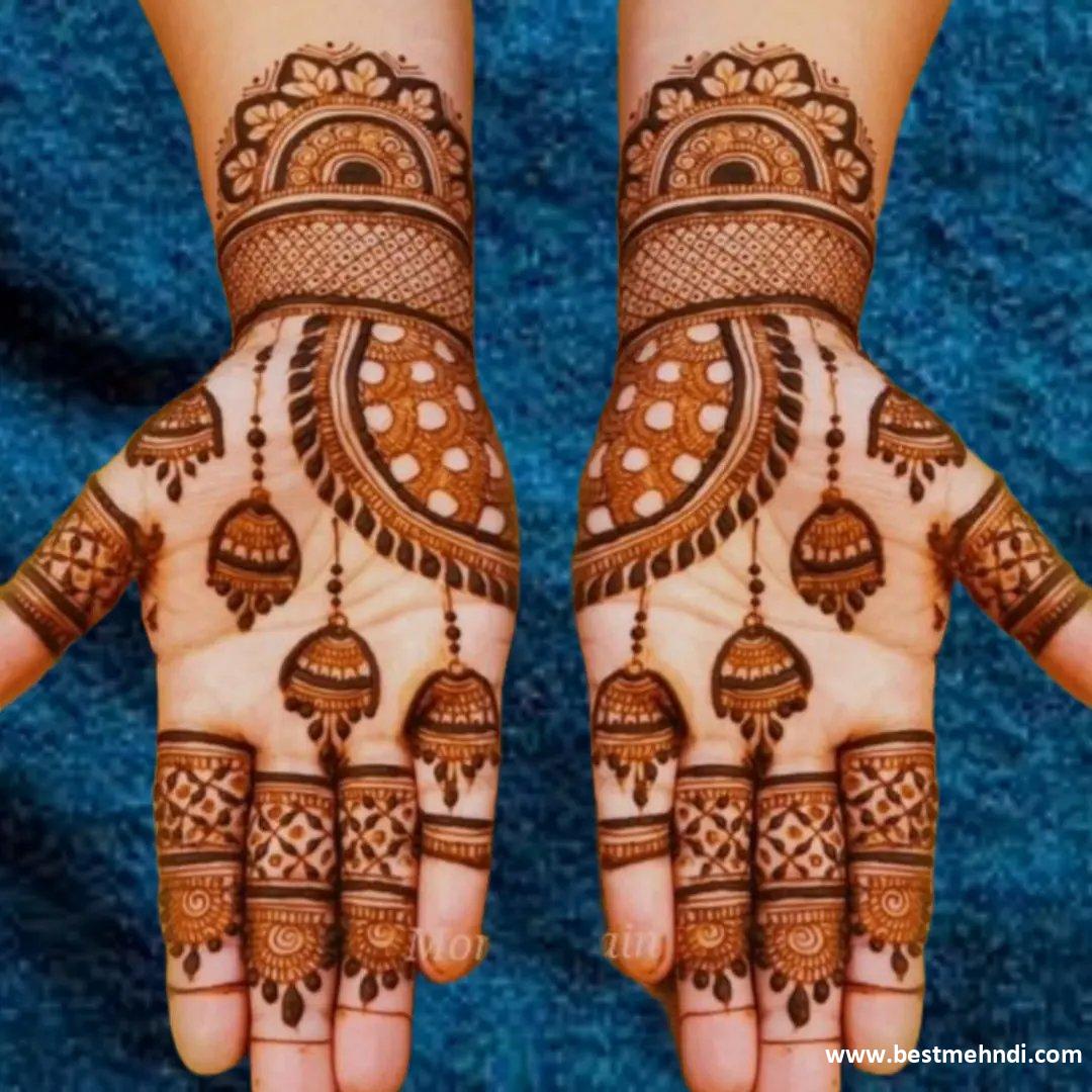 Latest Mehndi Design For Front Hand