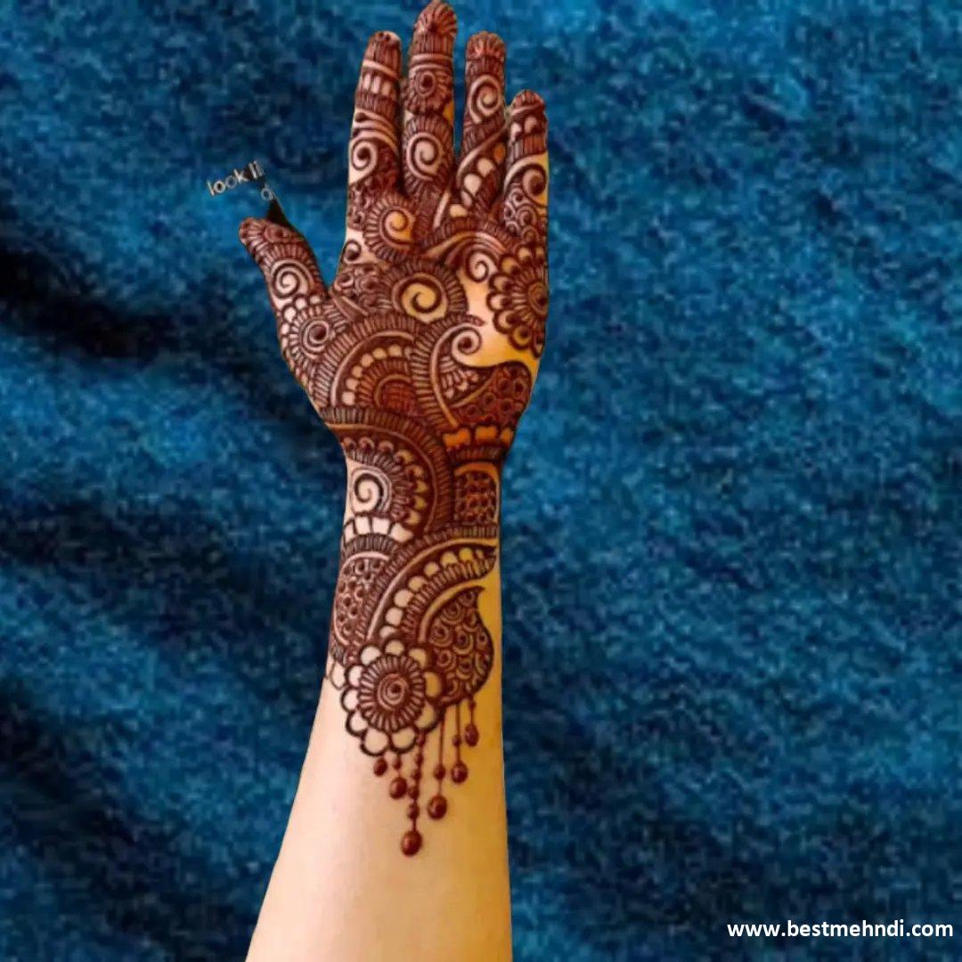 Mehndi Design Bail Front Hand