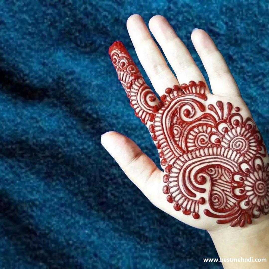 Arabic Mehndi Design Flower