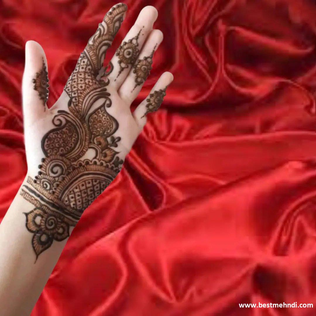 Flower Mehndi Designs Front Hand