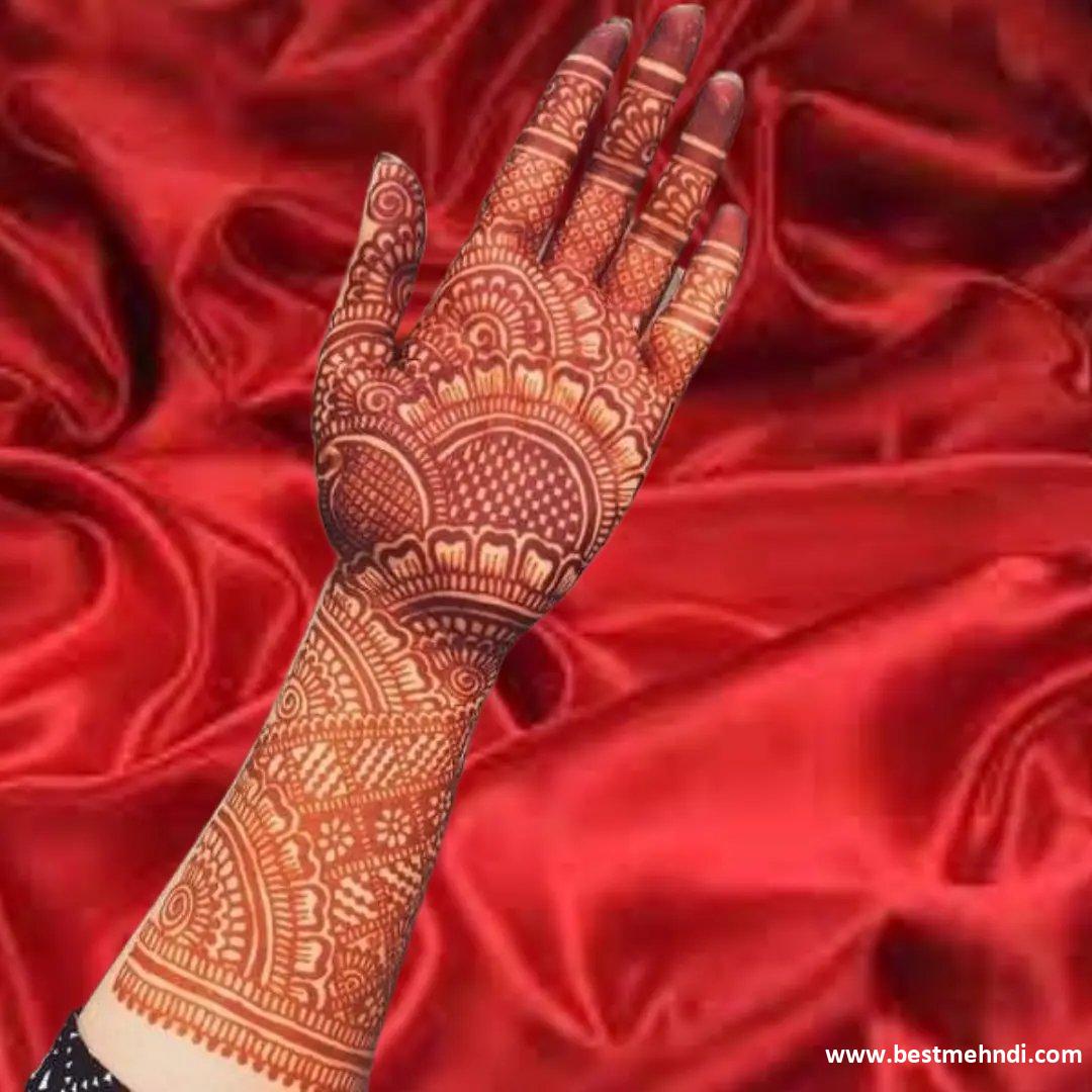 Mehndi Design Arabic Front Hand