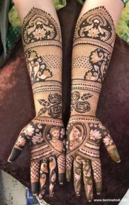 Full Hand Dulhan Mehndi Design