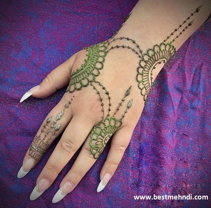 back mehndi design arabic