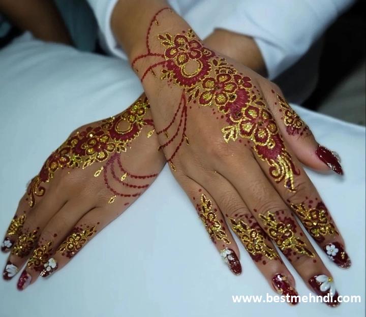 indian mehndi designs back hand