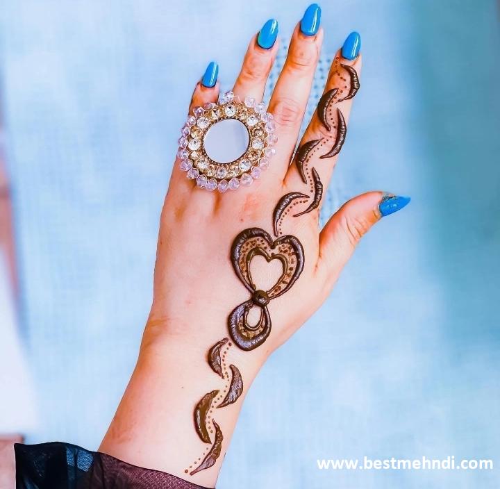 back hand new mehndi design