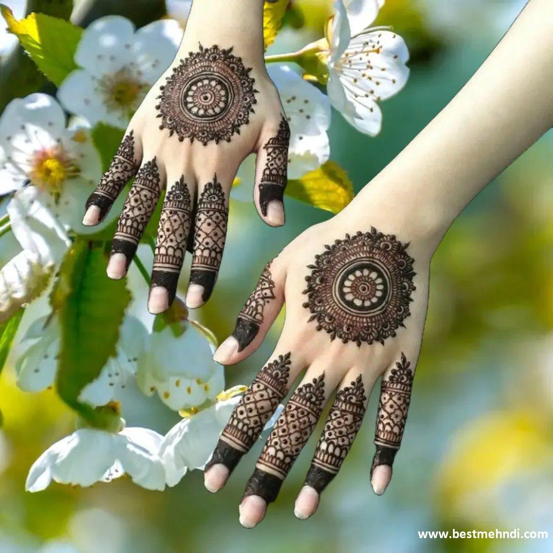 Flower Mehndi Designs For Hands