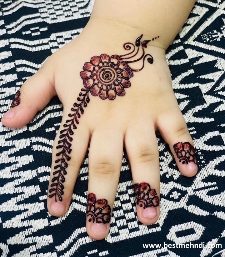 mehndi design instagram back hand