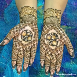 lotus mehndi designs