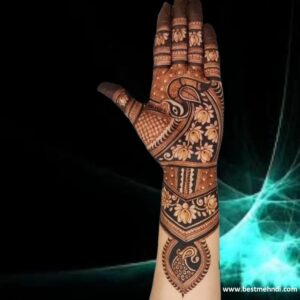 royal lotus mehndi designs