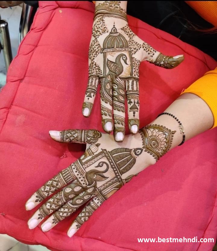 mehndi designs simple back side