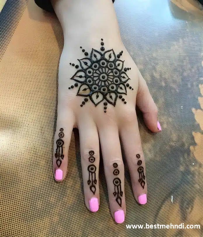 mehndi design arabic back hand