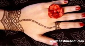 Simple-mehndi-designs-for-kids-back-hand