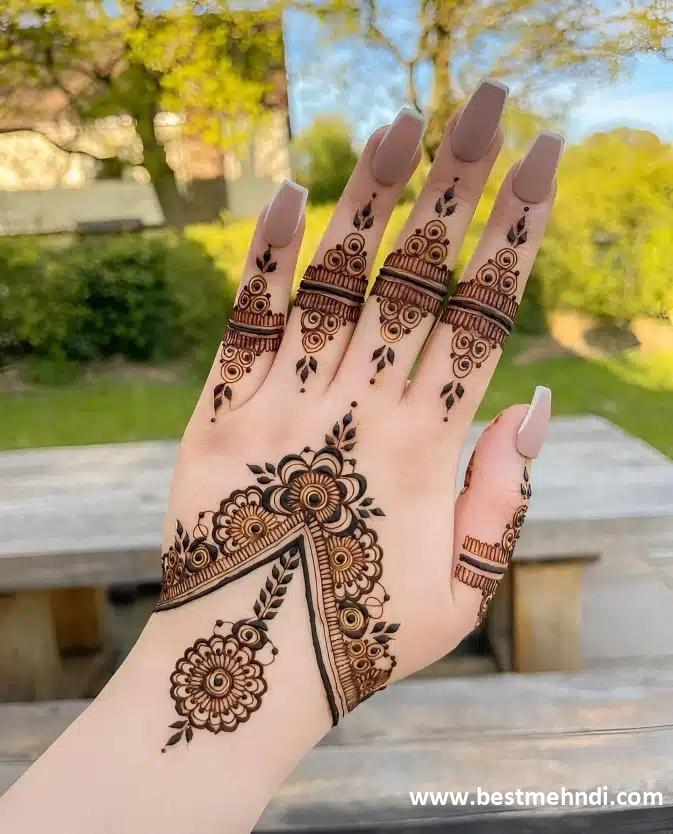 back mehndi design