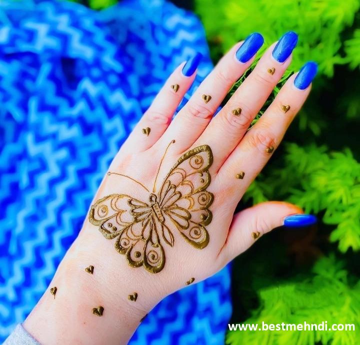 mehndi designs for hand back side