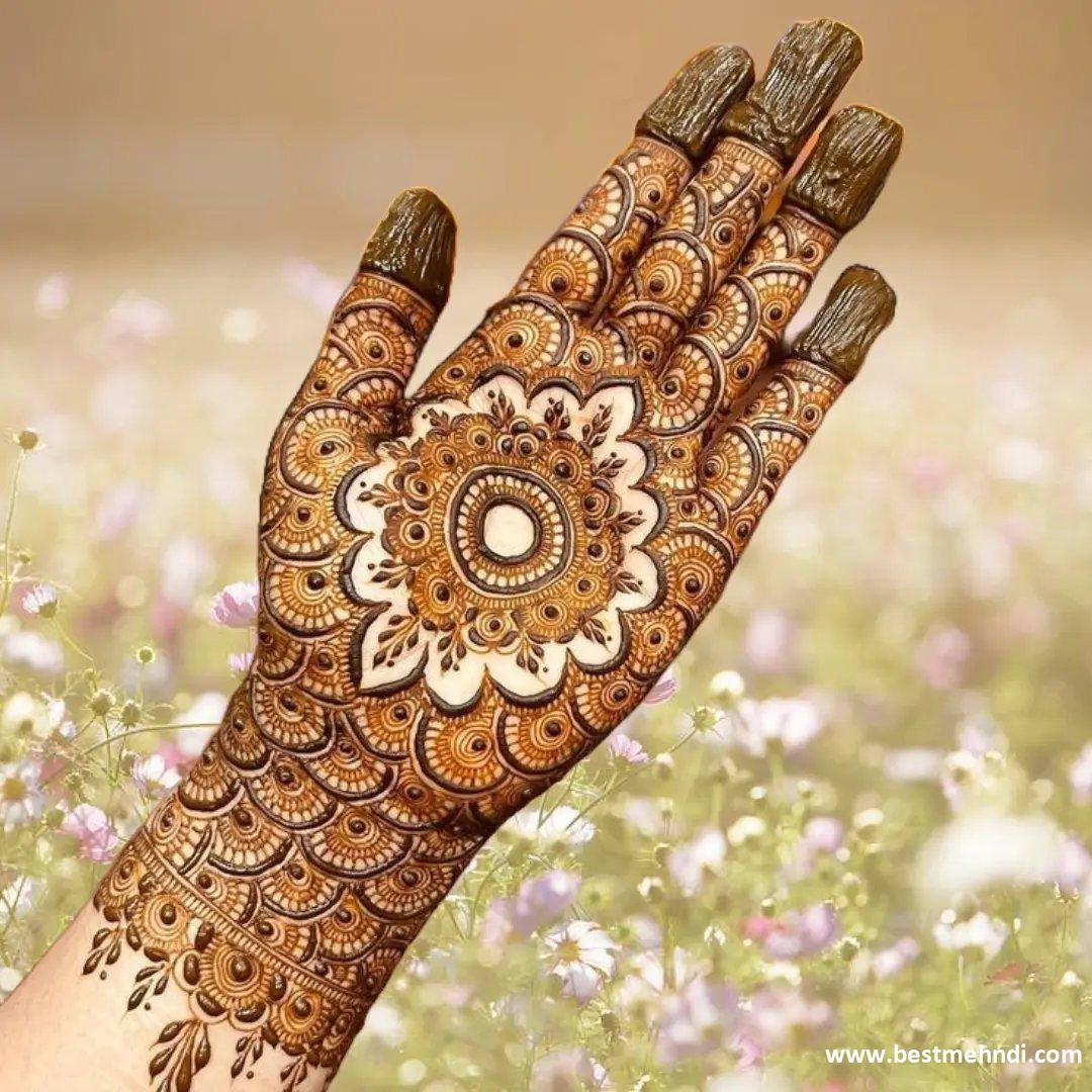 Arabic Mehndi Flower Designs