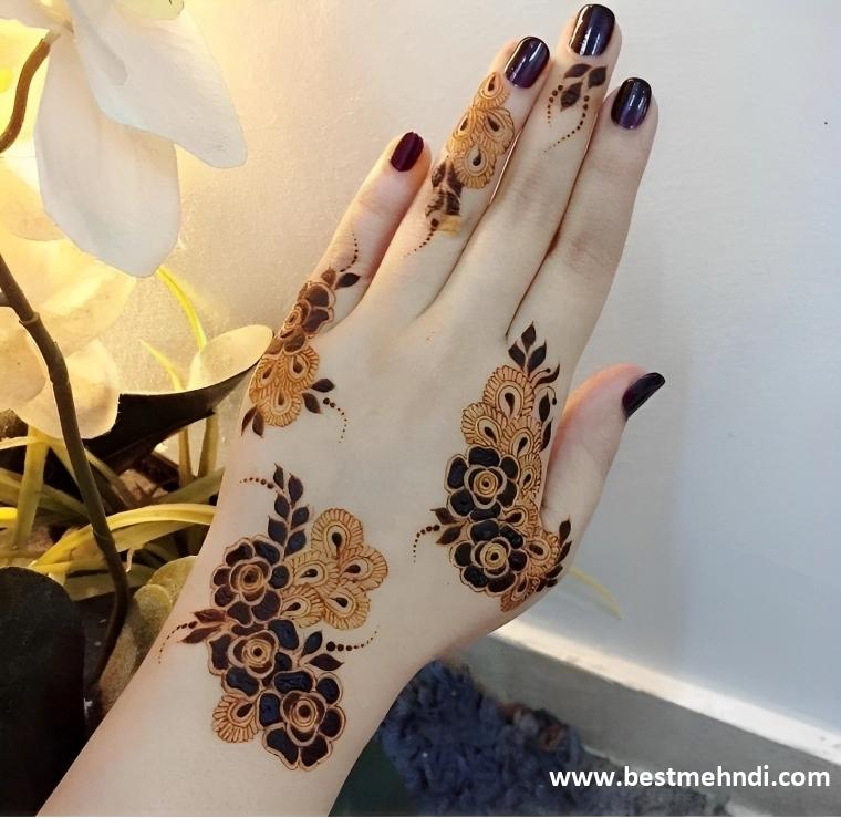 mehndi design for kids back hand