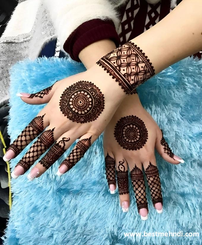 latest mehndi design 2023 back hand