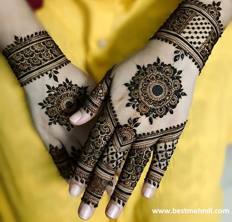 mehndi designback hand