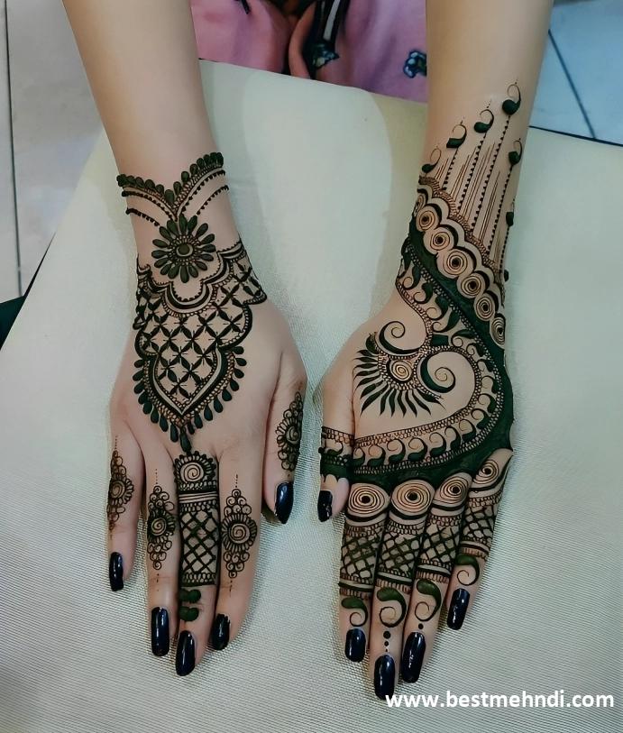 mehndi designs for back