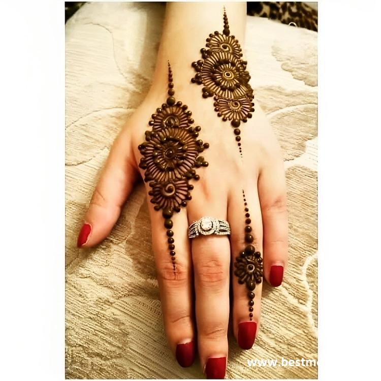 back hand mehndi design for eid