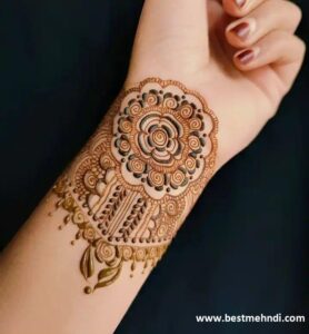 bridal-rose-mehndi-design