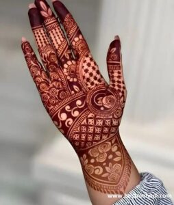 dulhan-rose-mehndi-design