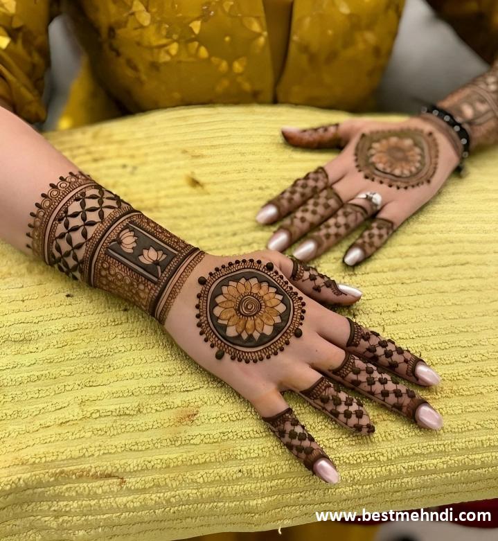 mehndi design for back