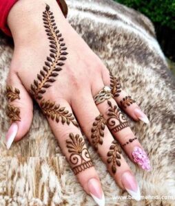 finger mehndi design 3