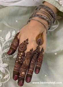 finger mehndi design 5