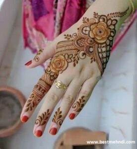 how-to-make-rose-mehndi-design