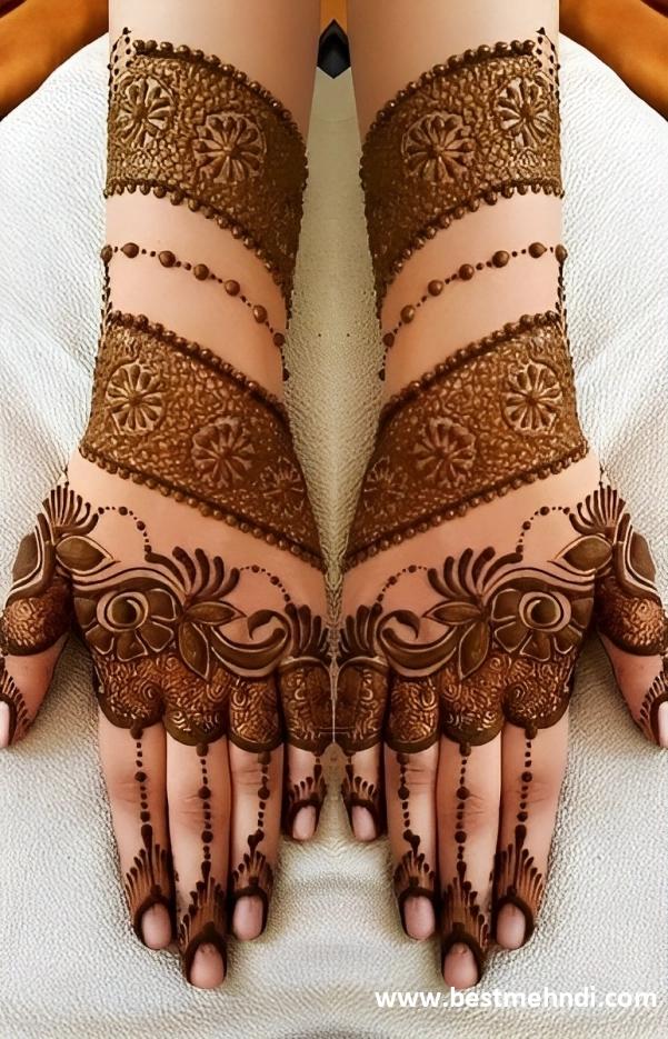 instagram:vpnharrsirq= mehndi design back hand