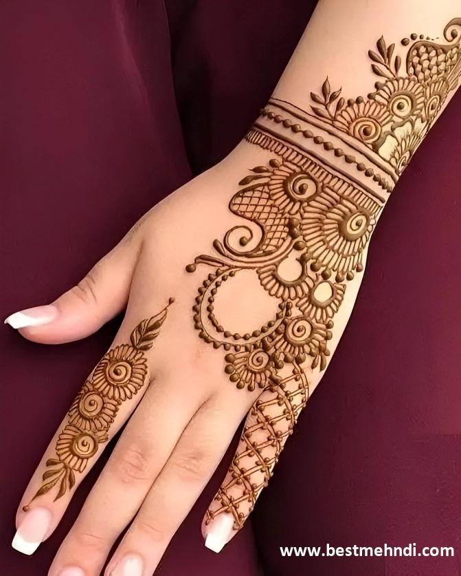 flower:y0ivj2yf0qa= back hand mehndi design